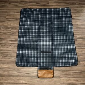 Field & Co Buffalo plaid picnic blanket Modoc Nation